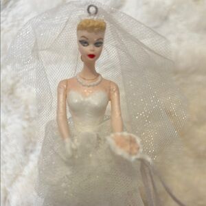 KEEPSAKE Wedding Day Barbie Collector’s Series White Ornament 1997 Edition